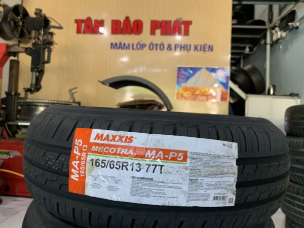 Lốp Maxxis 165/65R13 MAP5 mặt nghiêng trái - Tân Bảo Phát