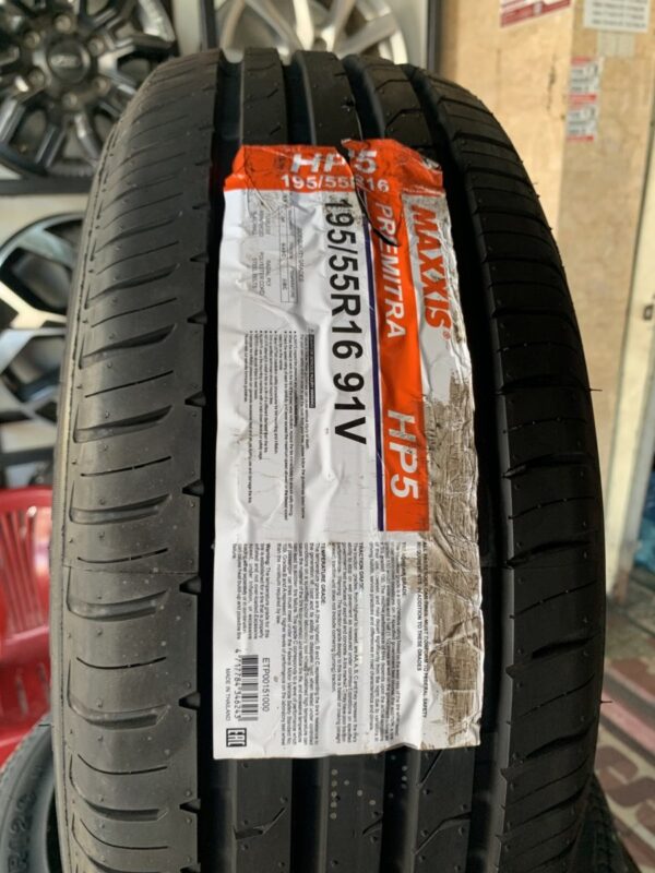 Lốp Maxxis 195/55R16 HP5 mặt đứng - Tân Bảo Phát