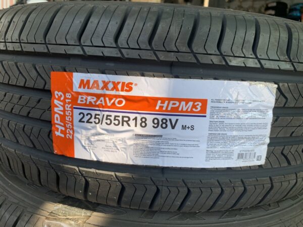Lốp Maxxis 225/55R18 HPM3 mặt nằm - Tân Bảo Phát