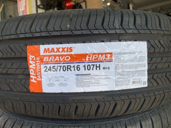 Lốp Maxxis 245/70R16 HPM3 mặt nằm - Tân Bảo Phát
