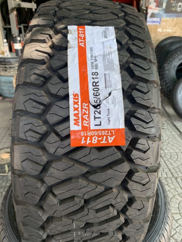 Lốp Maxxis 265/60R18 AT811 mặt dựng - Tân Bảo Phát Đà Nẵng