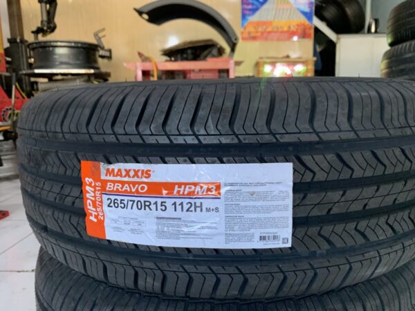 Lốp Maxxis 265/70R15 HPM3 mặt nằm - Tân Bảo Phát