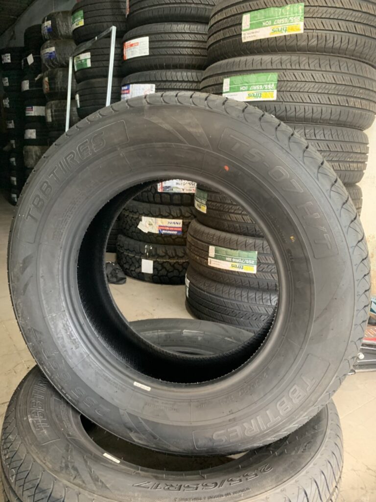 Thành lốp TBB in mã gai TS-07 H/T và quy cách 255/65R17