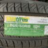 Lốp TBB 265/60R18 110H TS-07 H/T đặt nằm - tem thông số và mặt gai