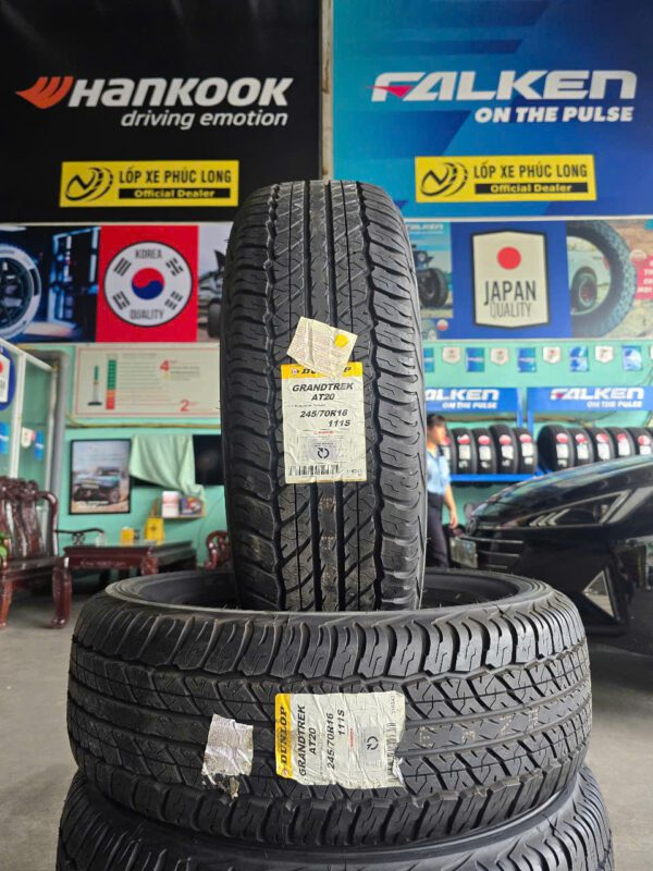 Lốp Dunlop 24570R16 mặt đứng Lốp Dunlop 245/70R16